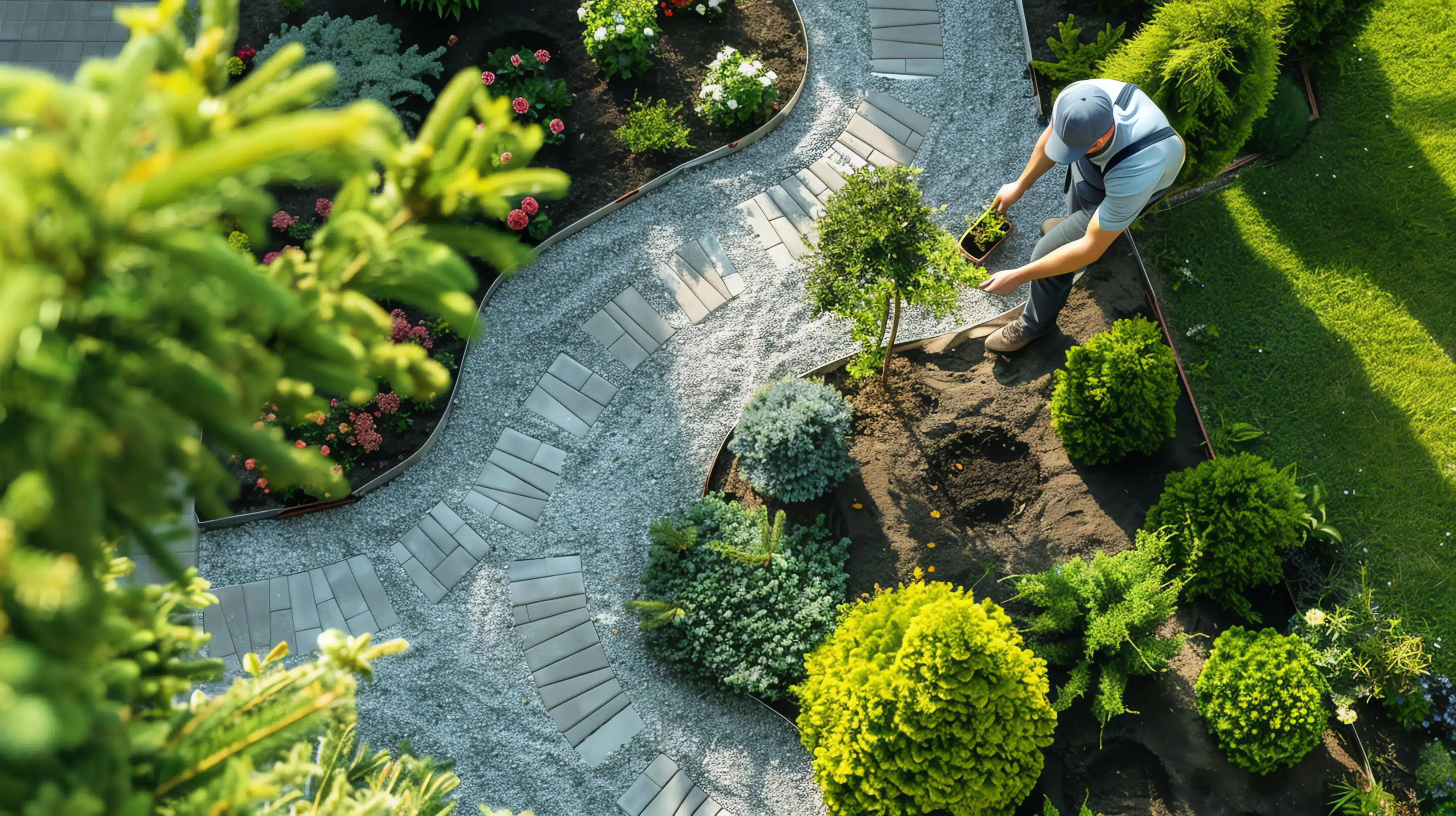 Création de jardin dans notre zone d’intervention paysagiste à Douai